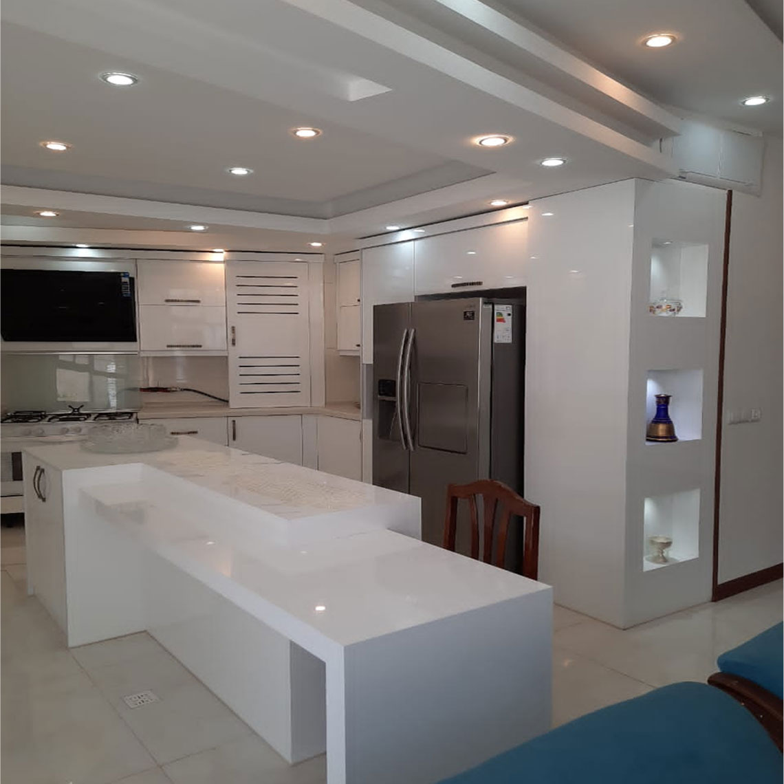 کابینت آشپزخانه اصفهان دکوراسیون آريا چوب شاهین شهر